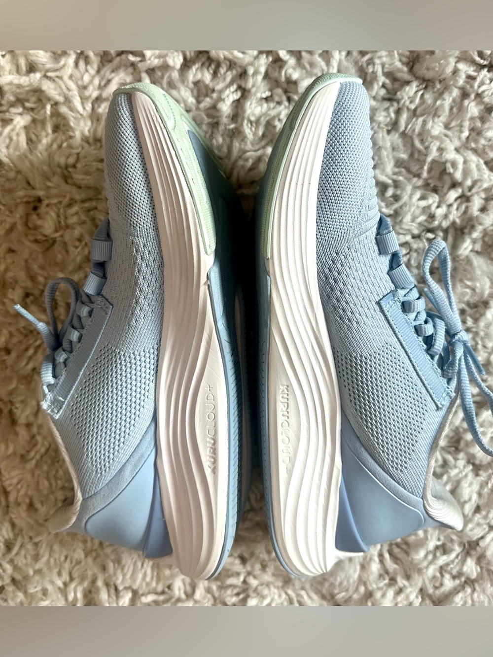 KURU Women's Light Blue Knit Athletic Sneakers for Plantar Fasciitis size 8.5 - Picture 3 of 9